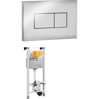 Инсталляция с клавишей смыва для подвесного унитаза OLI 879235pKA00 Инсталляция с клавишей смыва для подвесного унитаза OLI 879235pKA00