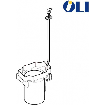 Направляющая OLI для спускного клапана для инсталляций OLI74, OLI80